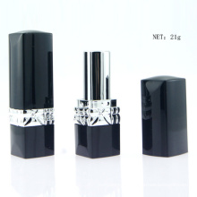 in stock ready to ship luxury empty black plastic lipstick tube lipstick packaging makeup packing